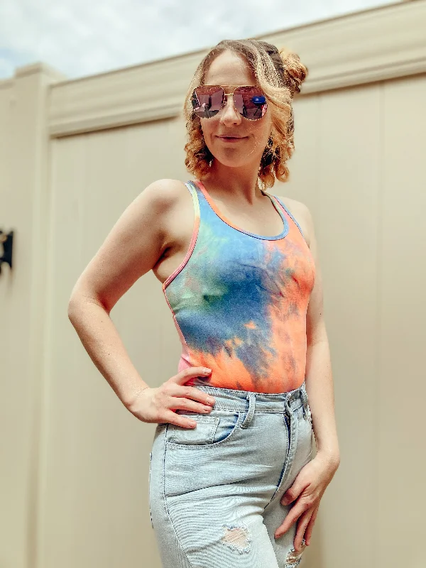 Rainbow Ice cream Tie Dye Bodysuit