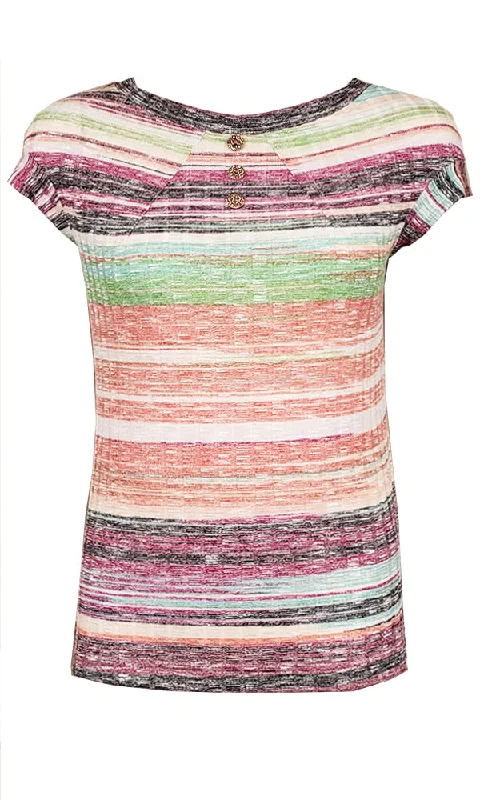 CORA Sunset Stripe Tee - FINAL SALE