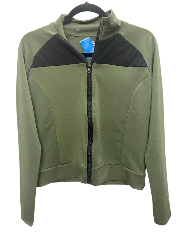 Athletic Jacket By Cmc In Green, Size: L