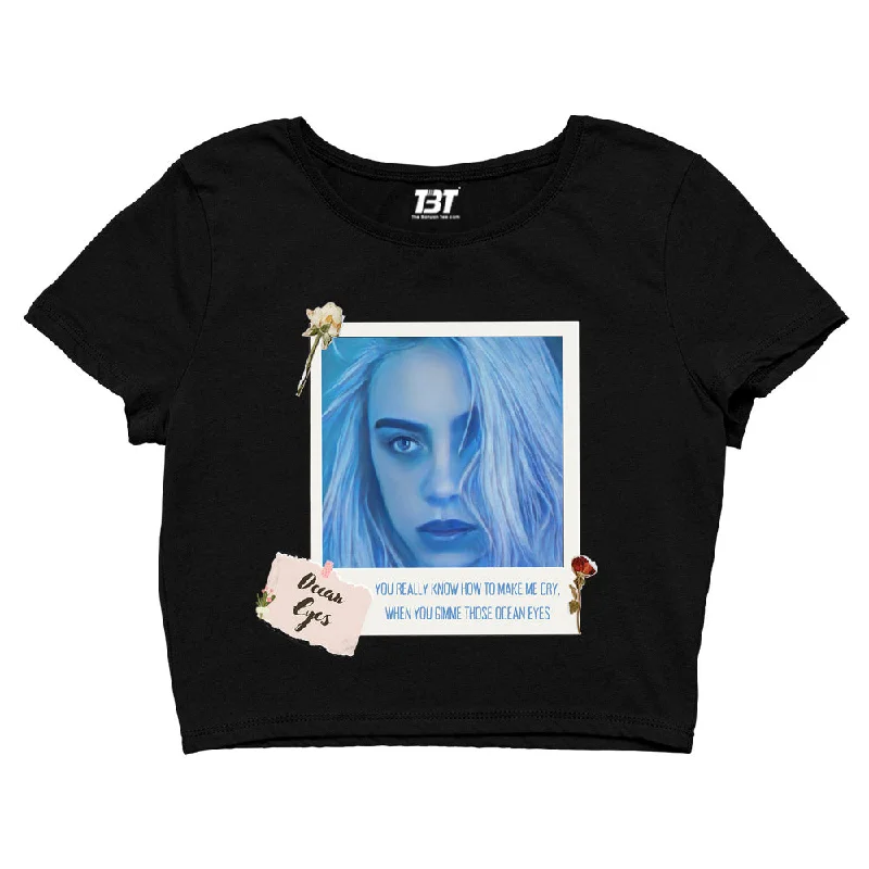 Billie Eilish Crop Top - Ocean Eyes