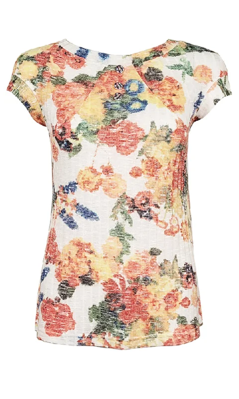 CORA Bright Floral Tee - FINAL SALE