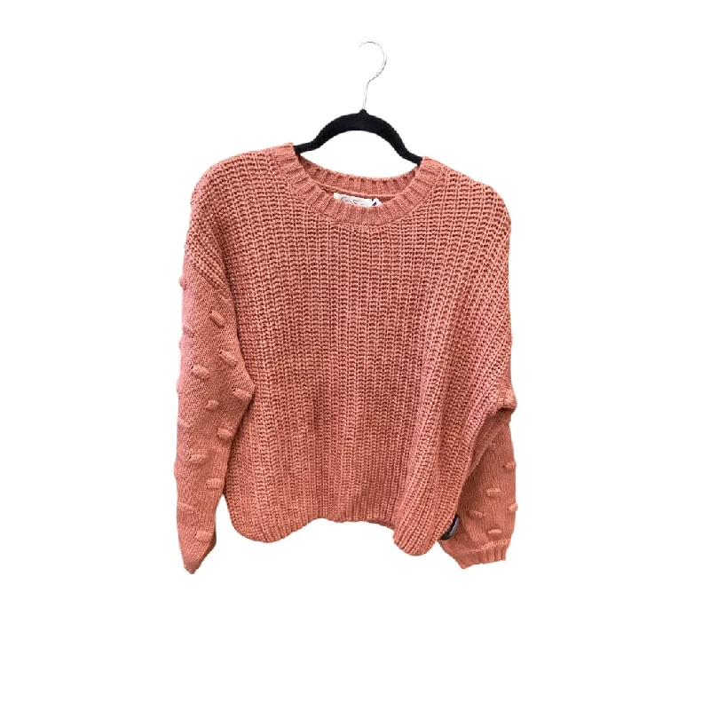 Sweater By Jessica Simpson In Orange, Size: L