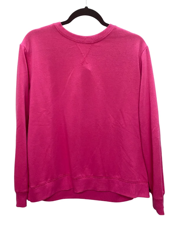 Sweatshirt Crewneck By Stars Above In Pink, Size: L