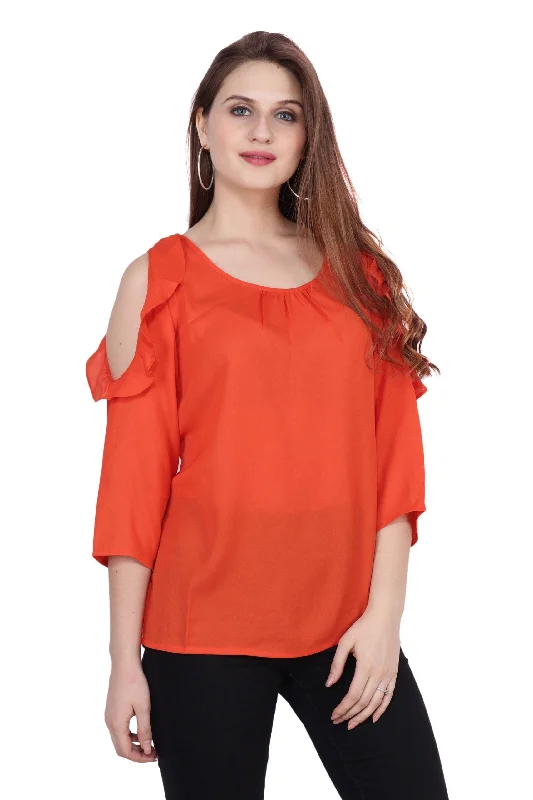 Orange Solid Top