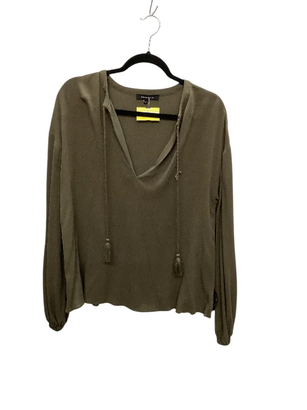 Top Long Sleeve By Olivaceous In Green, Size: S