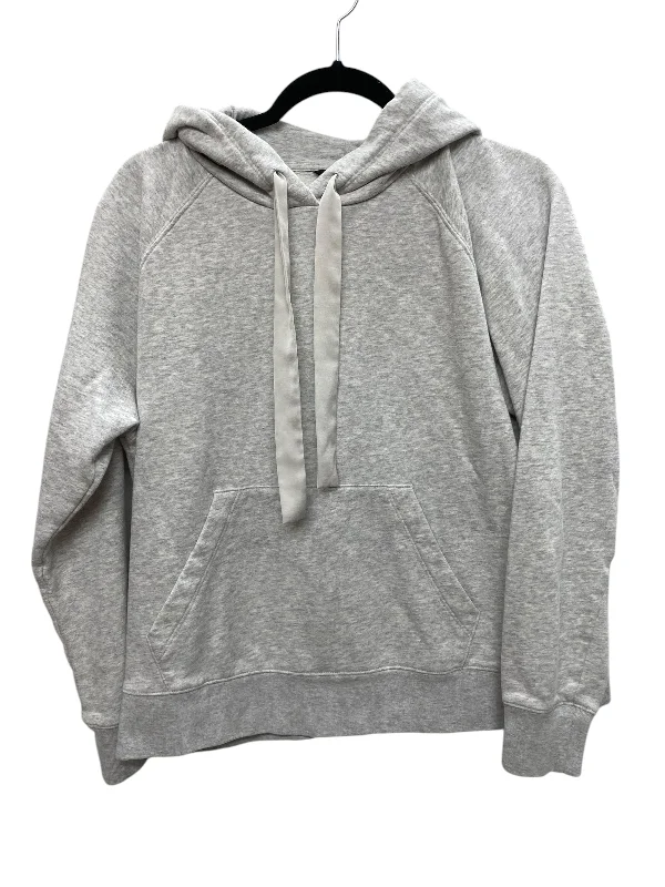 Sweatshirt Hoodie By Banana Republic In Grey, Size: M