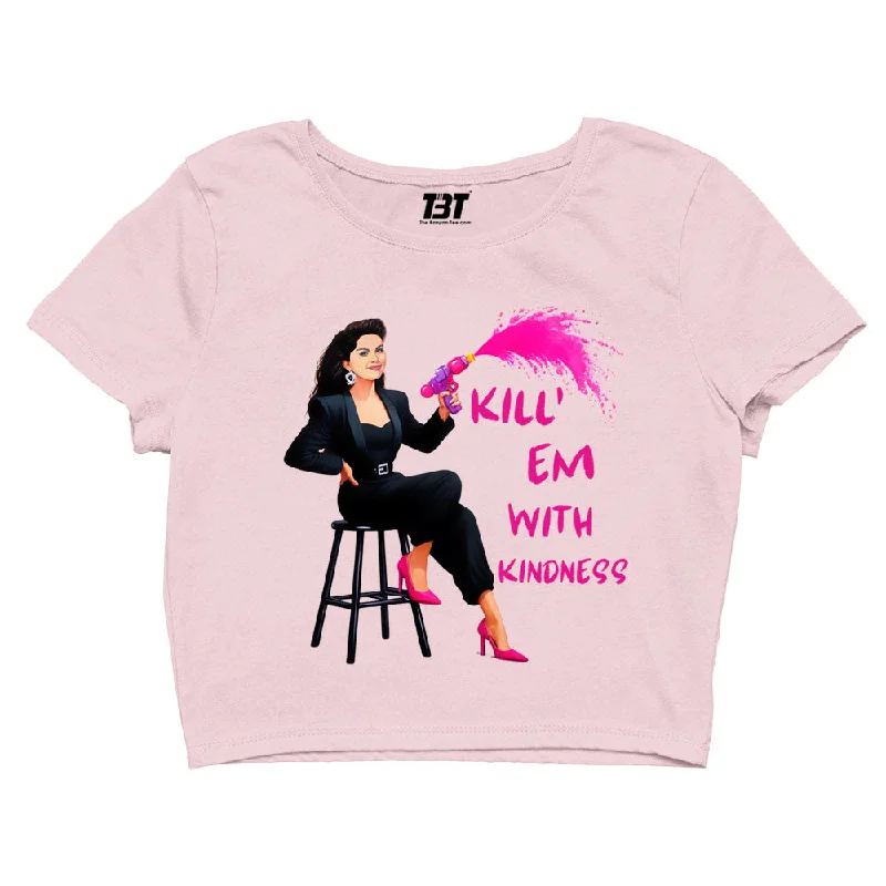 Selena Gomez Crop Top - Kill Em With Kindness