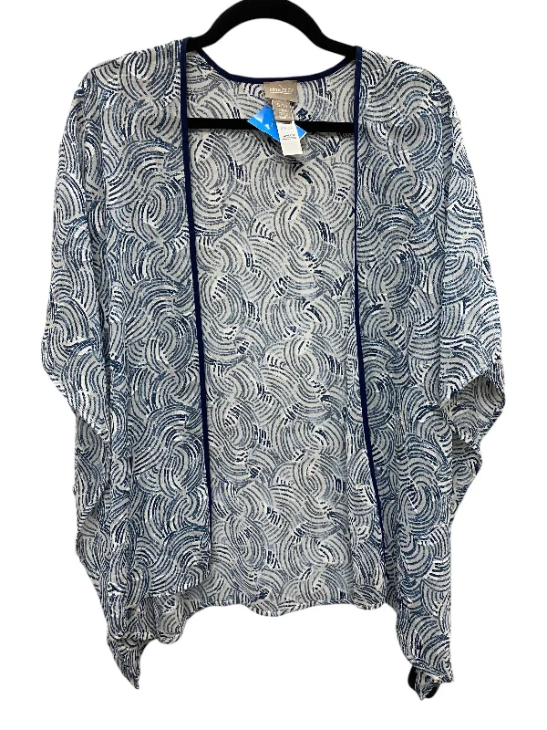 Kimono By Chicos In Blue, Size: S