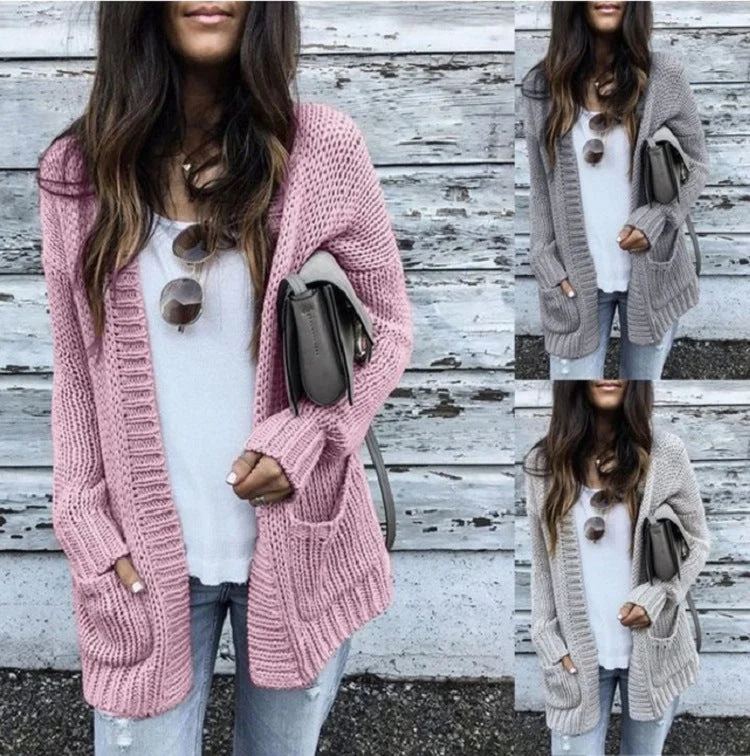 Cardigan Sweater For Women, Bohemian Knitted Jumper