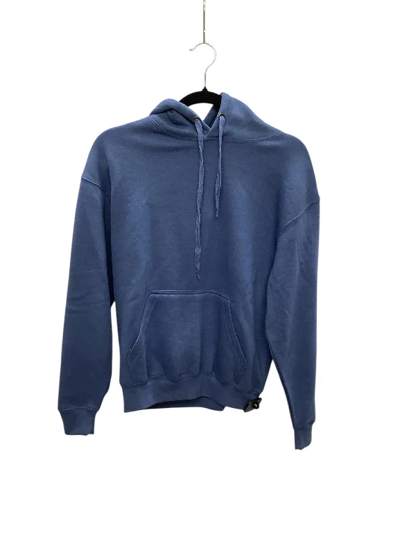 Sweatshirt Hoodie By Clothes Mentor In Blue, Size: S