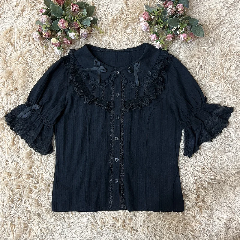 black - short sleeve