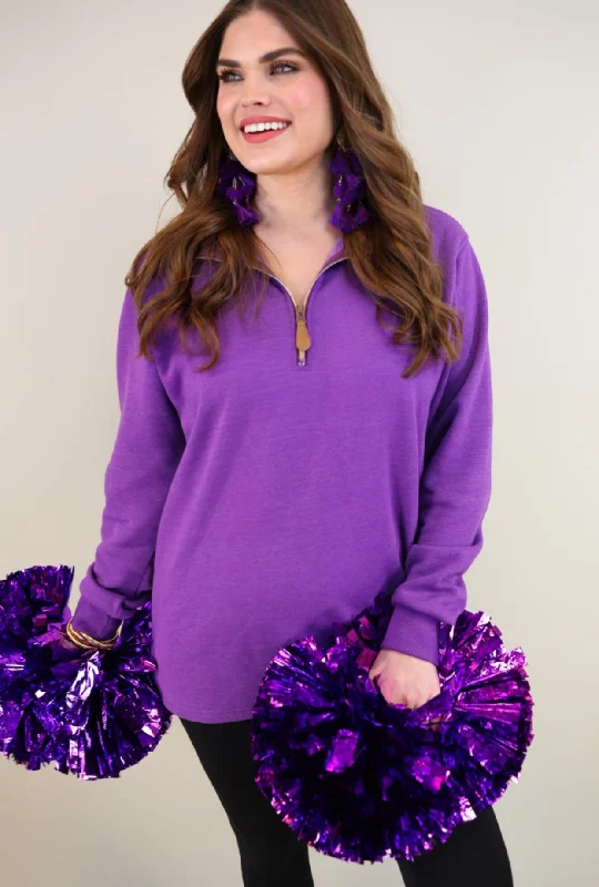 Miley Vintage Pullover Purple