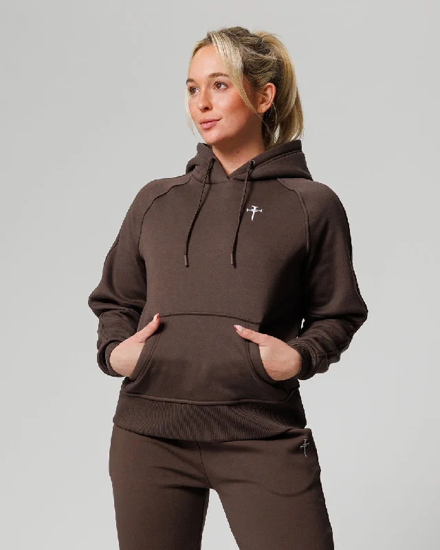 Women's Tech Fleece Hoodie - Woodland Brown