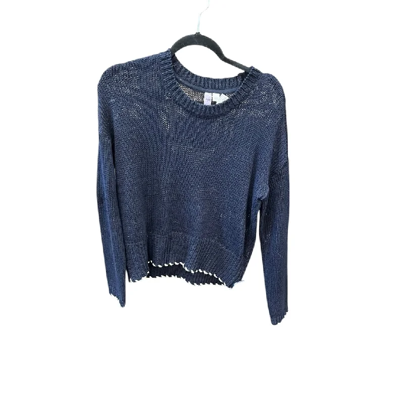 Sweater By Clothes Mentor In Navy, Size: S