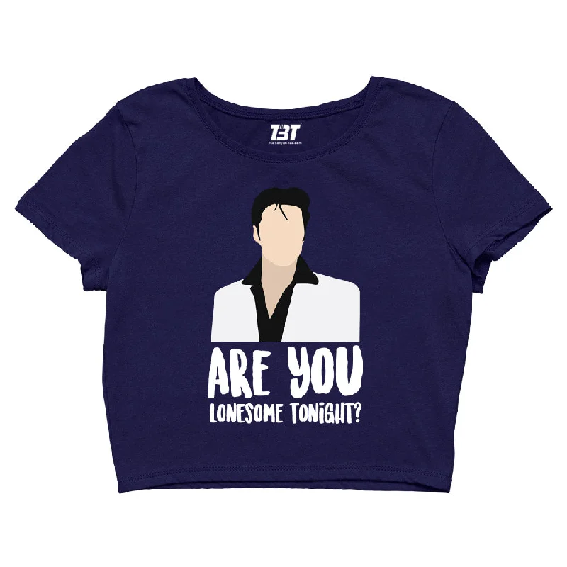 Elvis Presley Crop Top - Are You Lonesome Tonight?