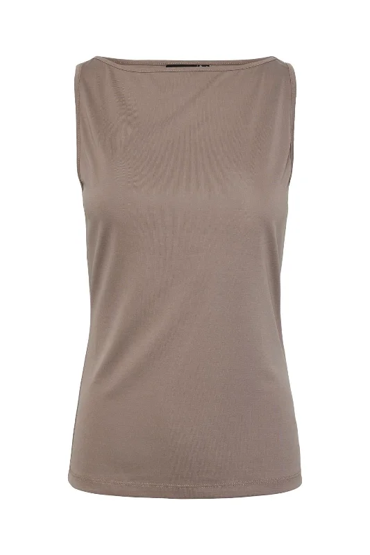 Pieces - Pcanora Tank Top - 4472392 Coca Mocha