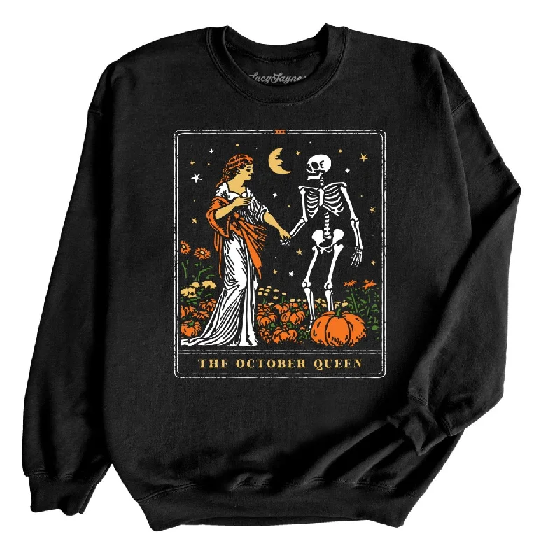 The October Queen Tarot Card Sweatshirt