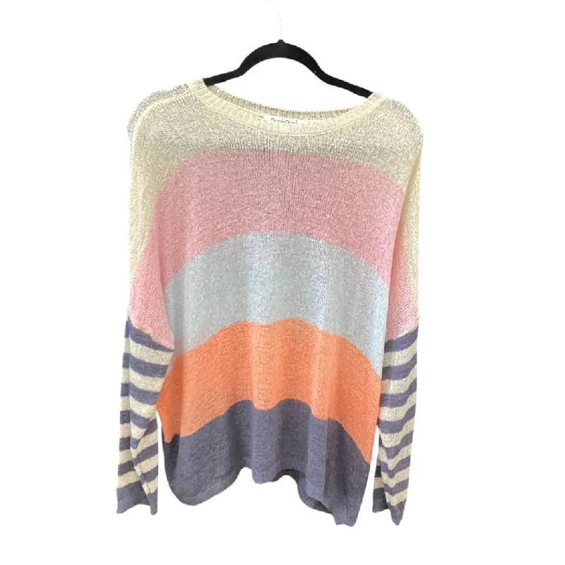 Top Long Sleeve By Davi & Dani In Multi-colored, Size: L