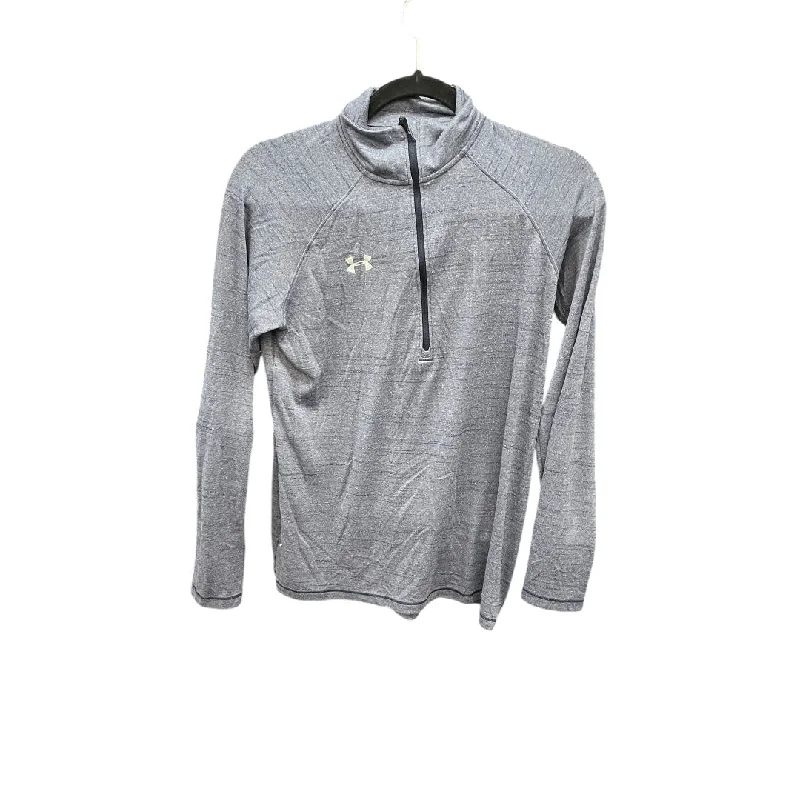 Athletic Jacket By Under Armour In Blue, Size: S