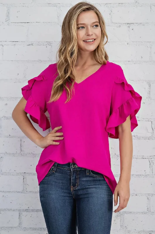 Fuchsia Blouse