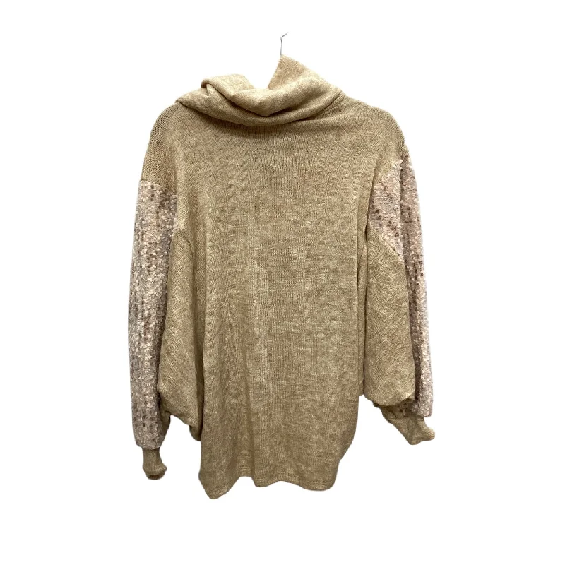 Sweater By Clothes Mentor In Tan, Size: S