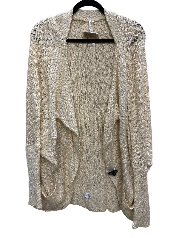 Sweater Cardigan By Mittoshop In Cream, Size: L