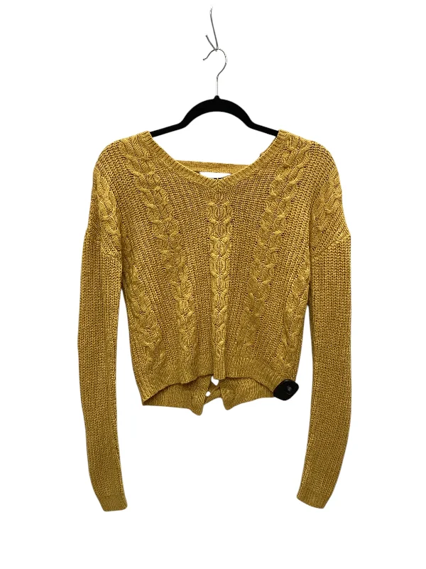 Sweater By Derek Heart In Yellow, Size: S