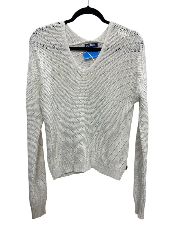 Sweater By Freshman In White, Size: S