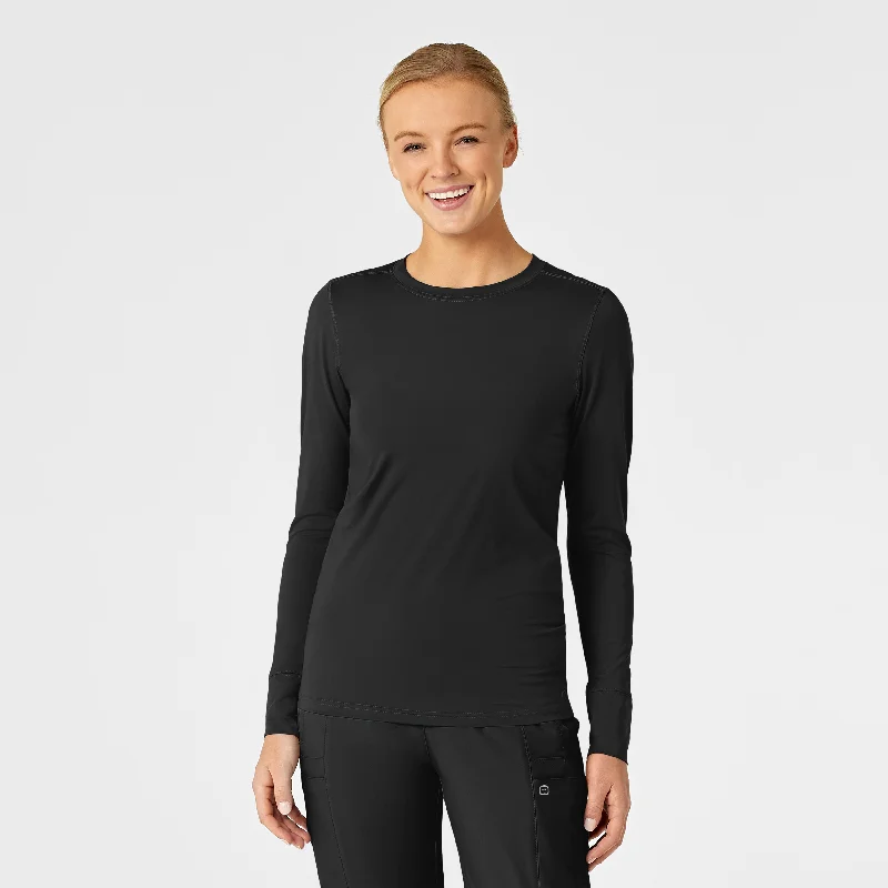 Women's Performance Long Sleeve Tee - Black