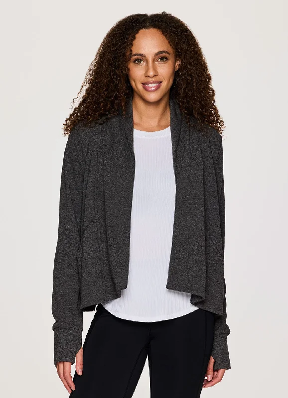 Zen Cropped Open Cardigan