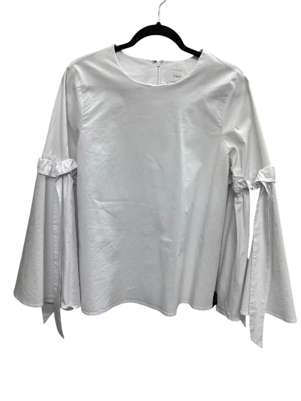 Top Long Sleeve By Cupio In White, Size: L