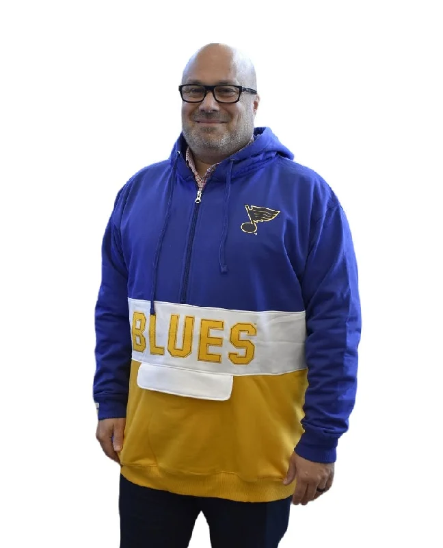 ST. LOUIS BLUES TRICOLOR Q-ZIP - MULTI